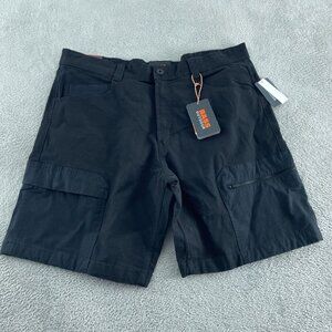 Bass Outdoor Mens Pro Cargo Shorts Size 38 Caviar Black NWT 0948